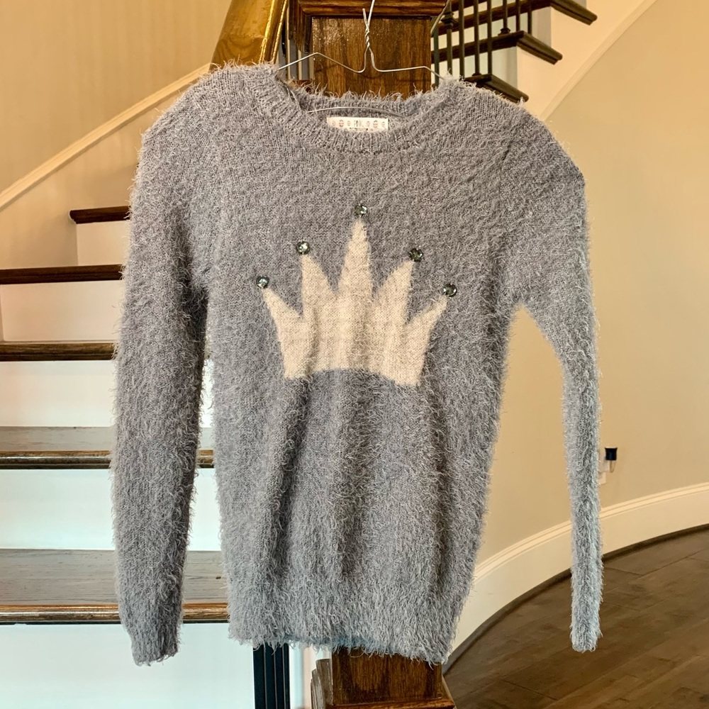 Gray Fuzzy Sweater